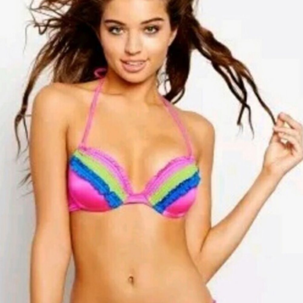Beach Bunny Dream of Eve Padded Bikini Top Pink